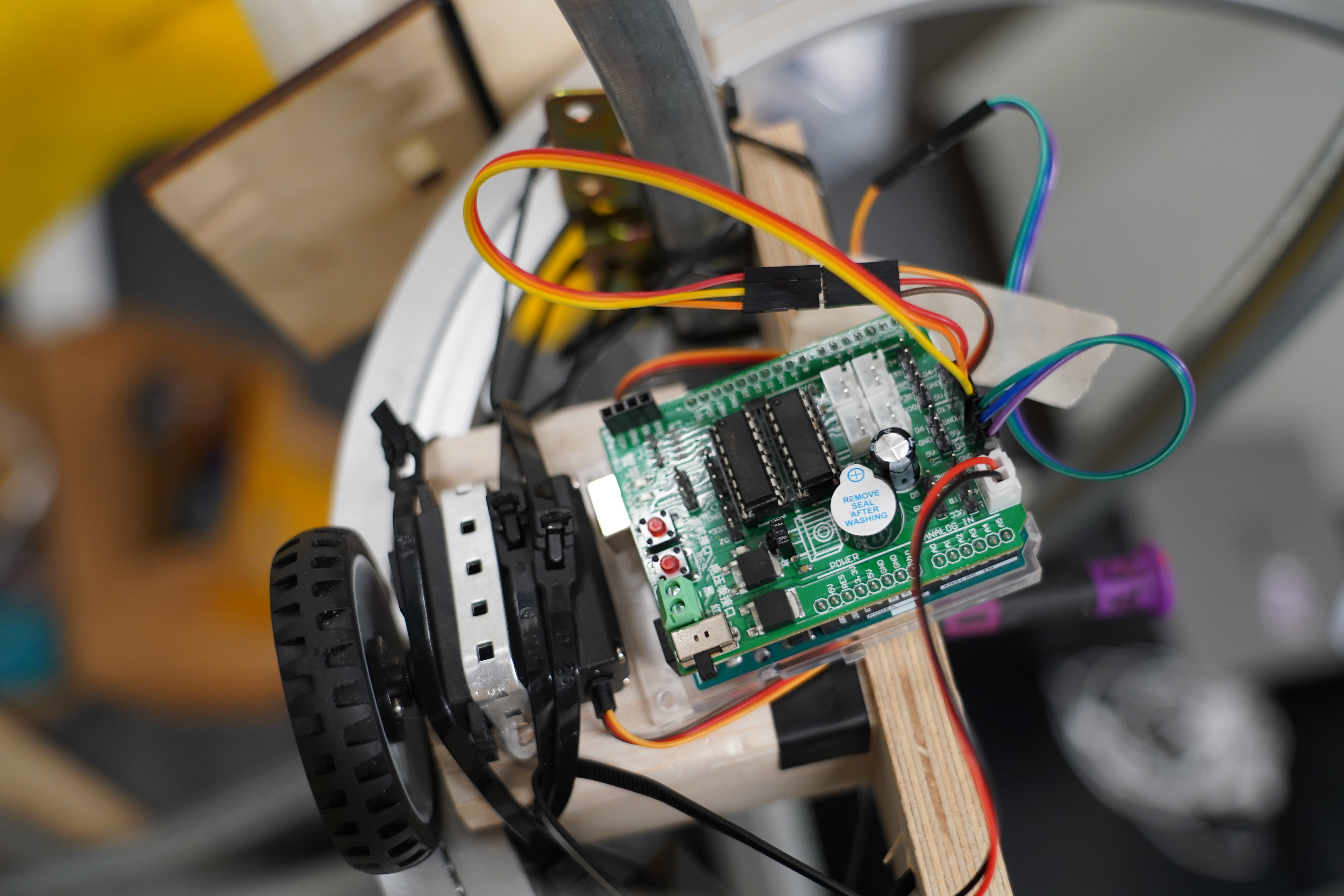 Control electronics and Arduino setup